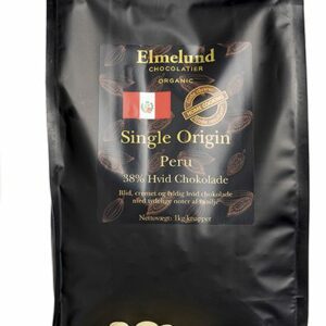 1kg - Peru 38% Hvid Chokolade, 1 kolli = 2 stk.