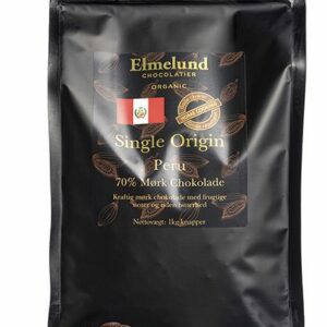 1kg - Peru 70% Mørk Chokolade, 1 kolli = 2 stk.