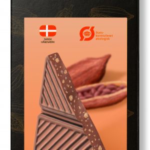 Mælkechokolade med Fransk Nougat 45g, 1 kolli = 10 stk.