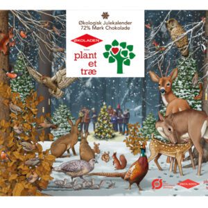 Plant et Træ Julekalender Mørk Chokolade, 1 kolli = 12 stk.