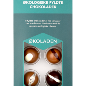 Fyldte Chokolader 8-stk, 1 kolli = 10 stk.